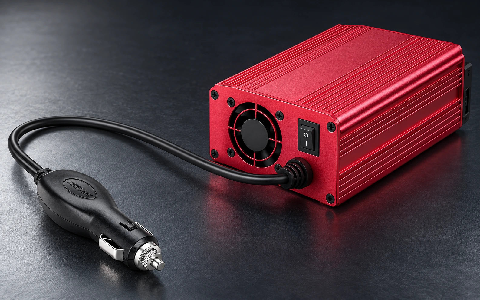 BESTEK 400W Car Power Inverter with 30W USB-C and QC 3.0 construction and protection detail