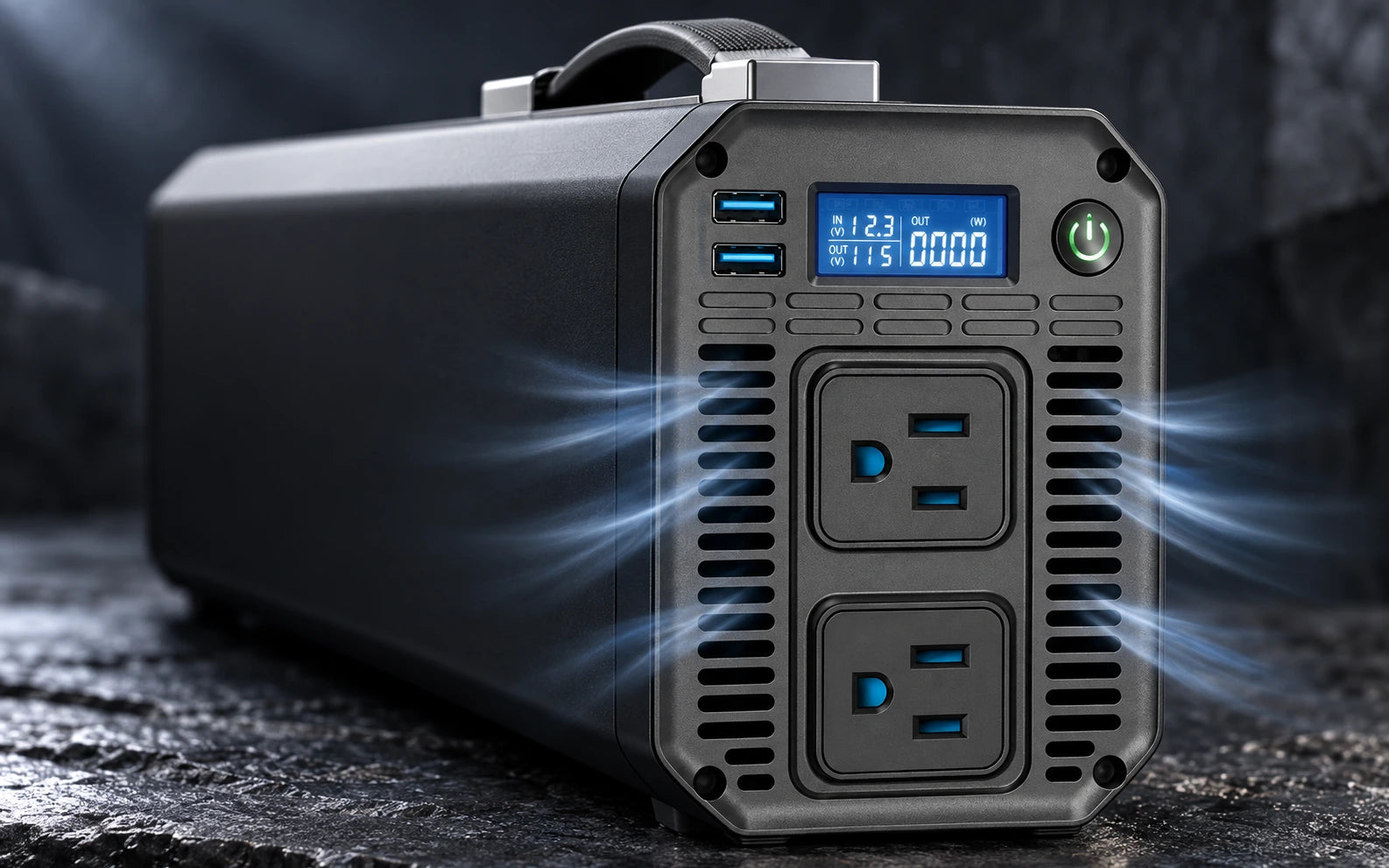 BESTEK 1000W Pure Sine Wave Power Inverter in a second product-specific use setting