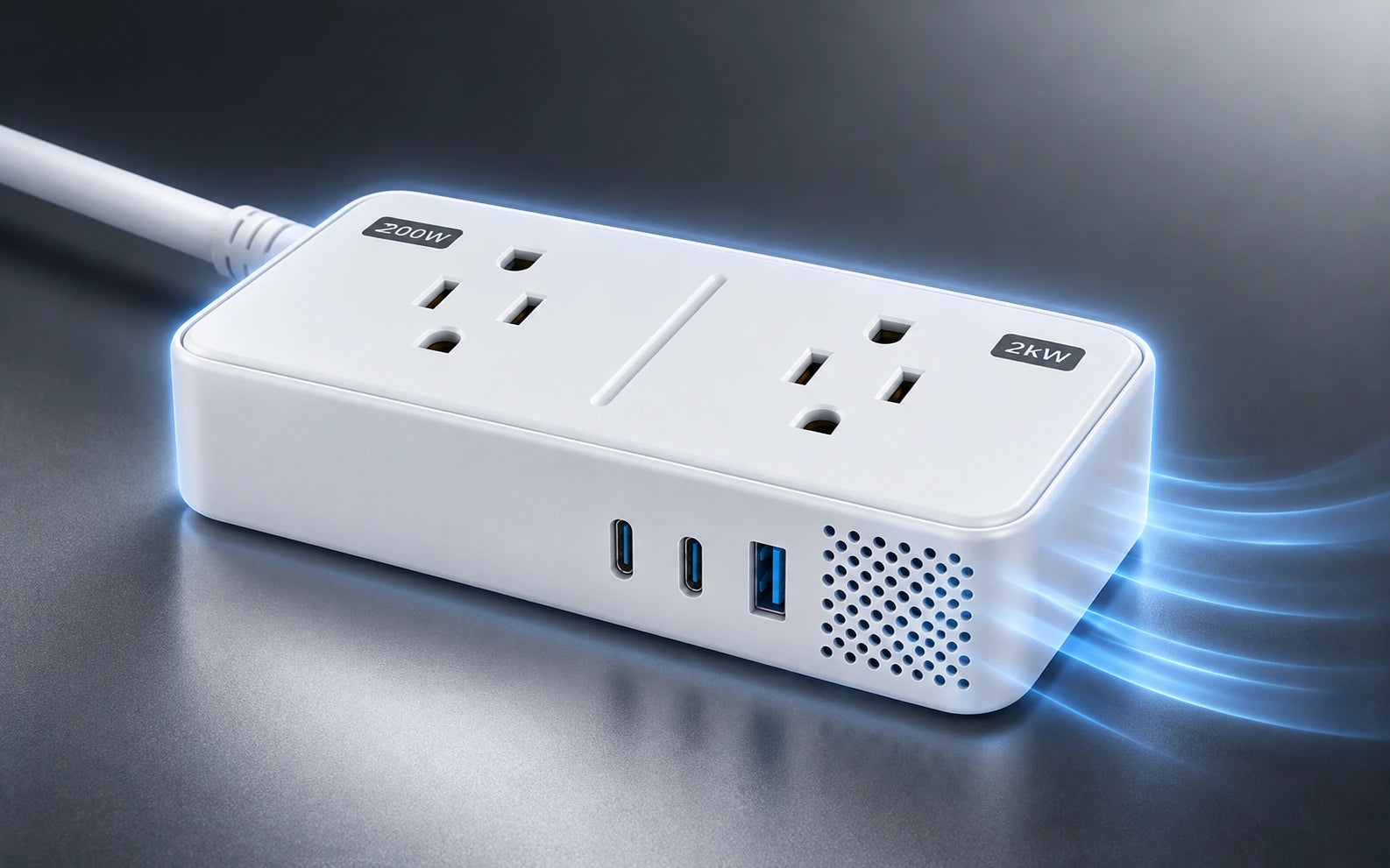 BESTEK 2000W Travel Voltage Converter with 2 AC Outlets and 3 USB Ports model-specific setup