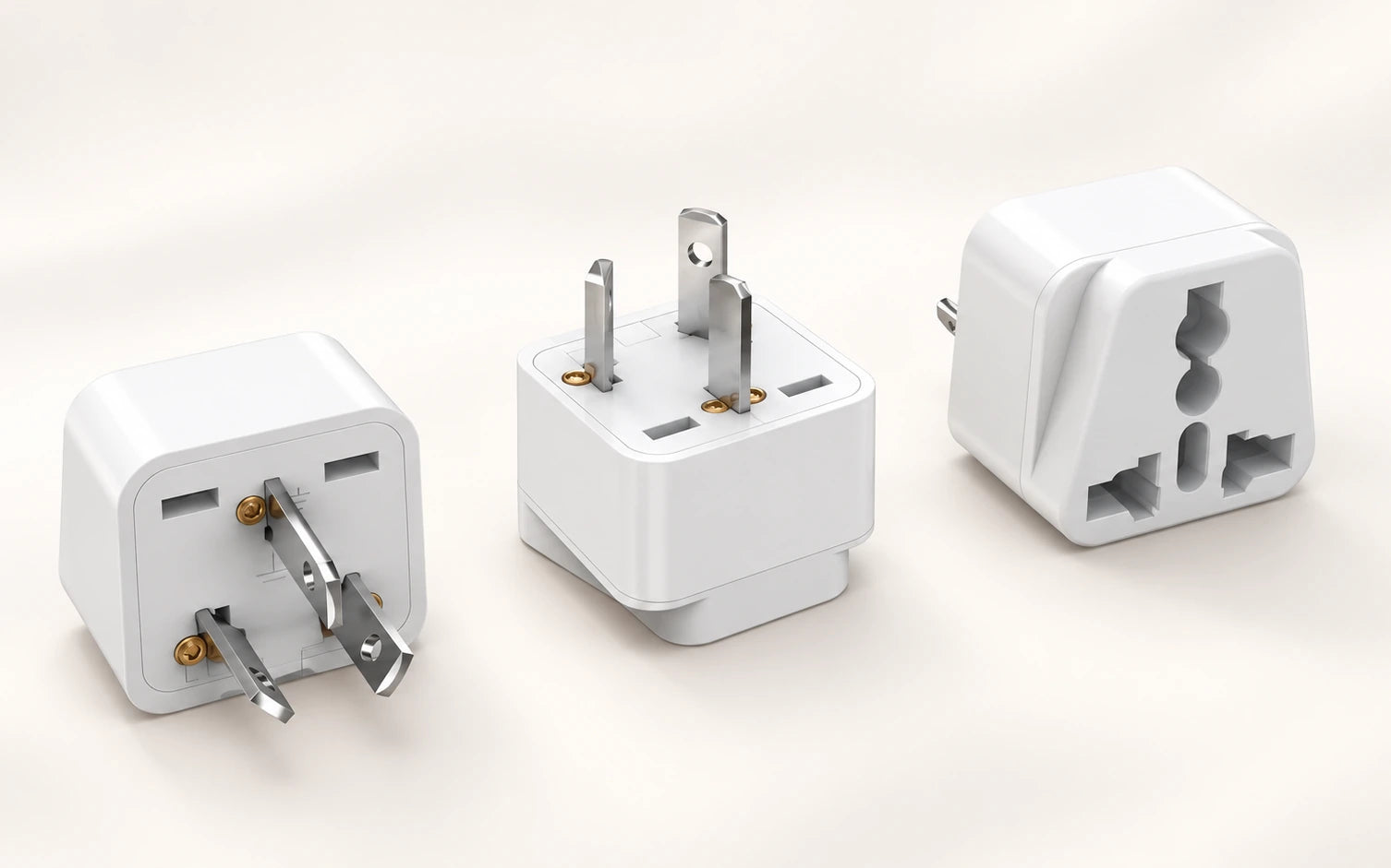BESTEK Travel Adapter Type I Plug Converter USA to Australia/China 3 Packs detail overview