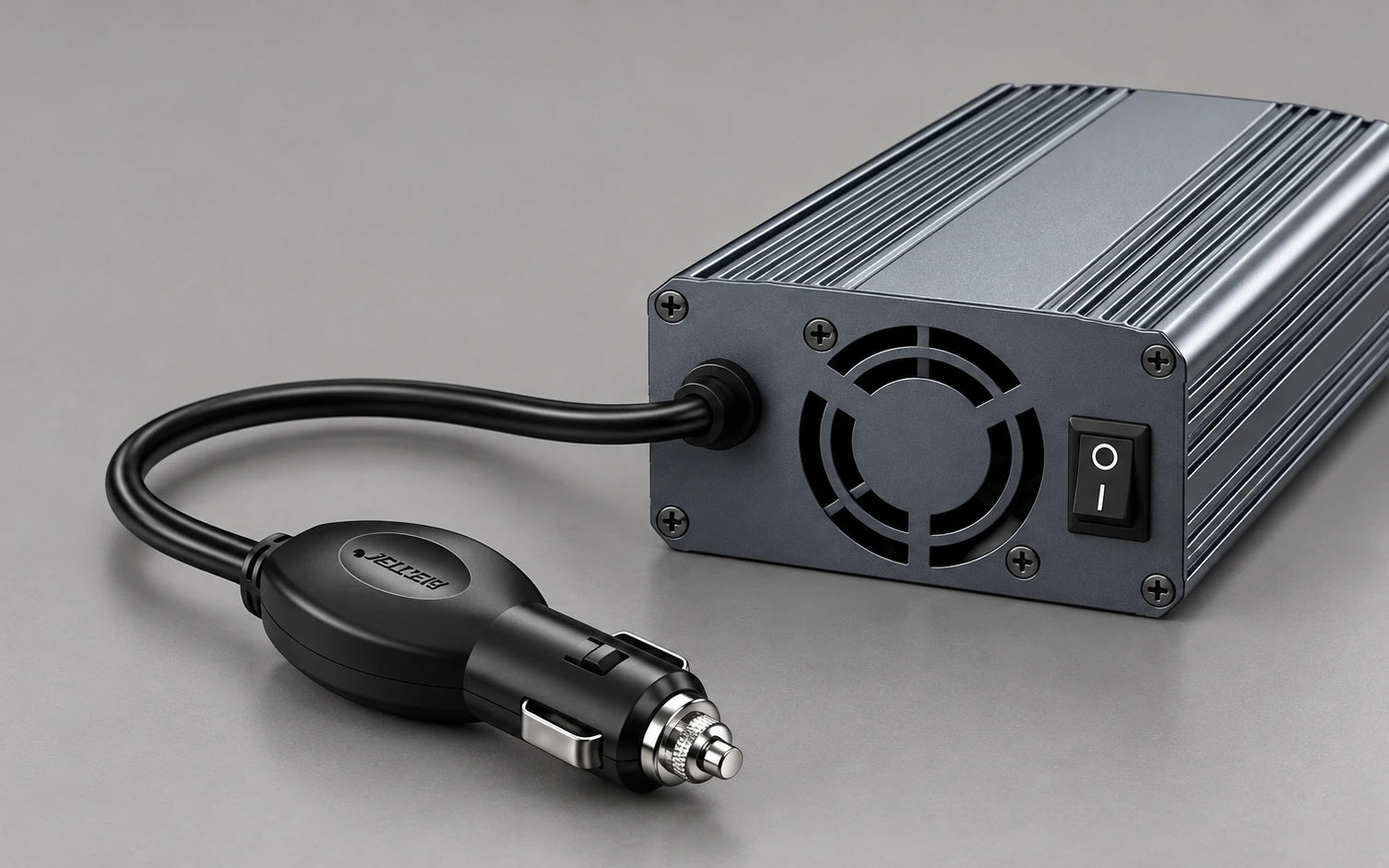 BESTEK 300W Power Inverter DC 12V to 110V AC Car Inverter with 4.2A (gray) construction and protection detail