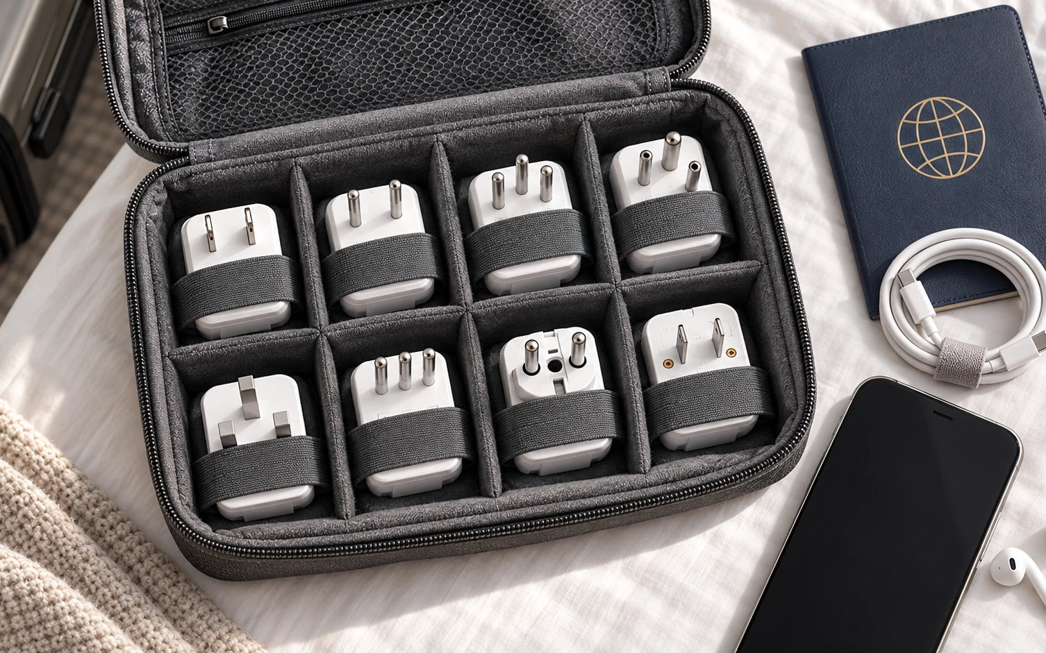 BESTEK 8-Pack Travel Adapter Plug Converter model-specific setup