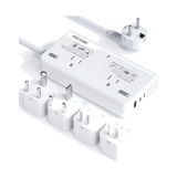 BESTEK 2000W Travel Voltage Converter with 2 AC Outlets and 3 USB Ports