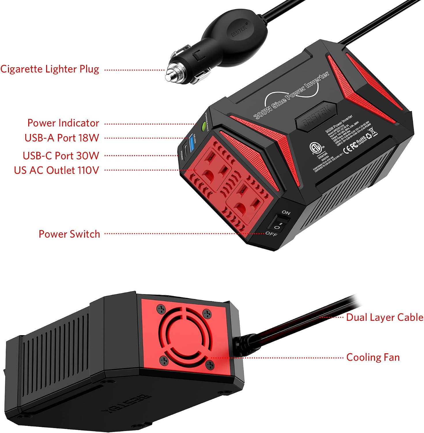 BESTEK B0CR3T9QGT Amazon product gallery image 7