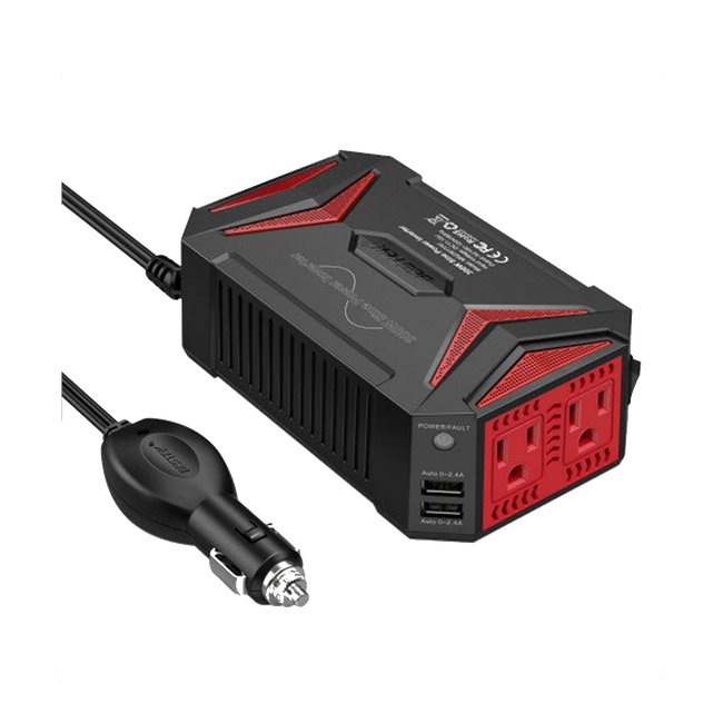 BESTEK 300W Pure Sine Wave with 4.2A 2 USB Power Inverter - transparent main image
