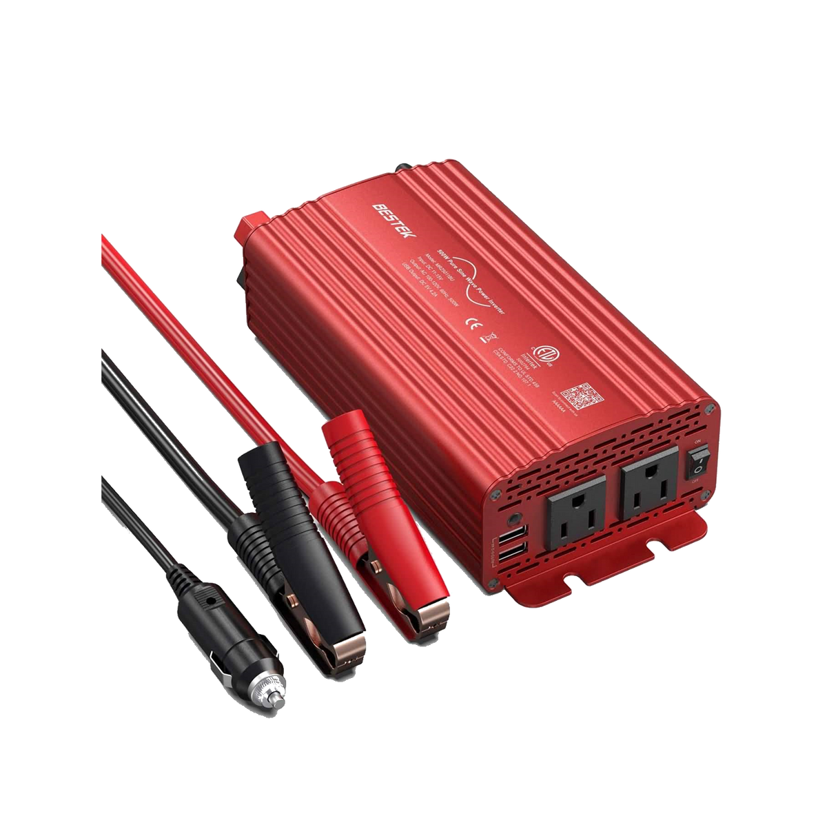 BESTEK 500W Pure Sine Wave Power Inverter - transparent main image