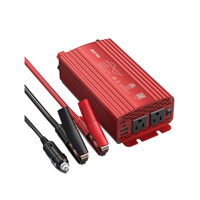 BESTEK 500W Pure Sine Wave Inverter with Dual USB-A