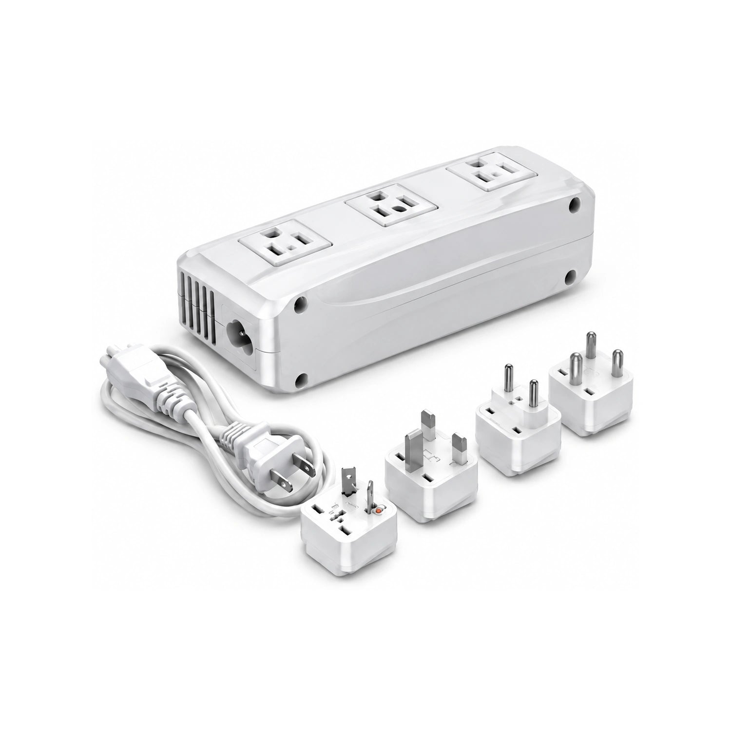 BESTEK Universal Travel Adapter and Voltage Converter with 4 USB Ports - alternate rear product view