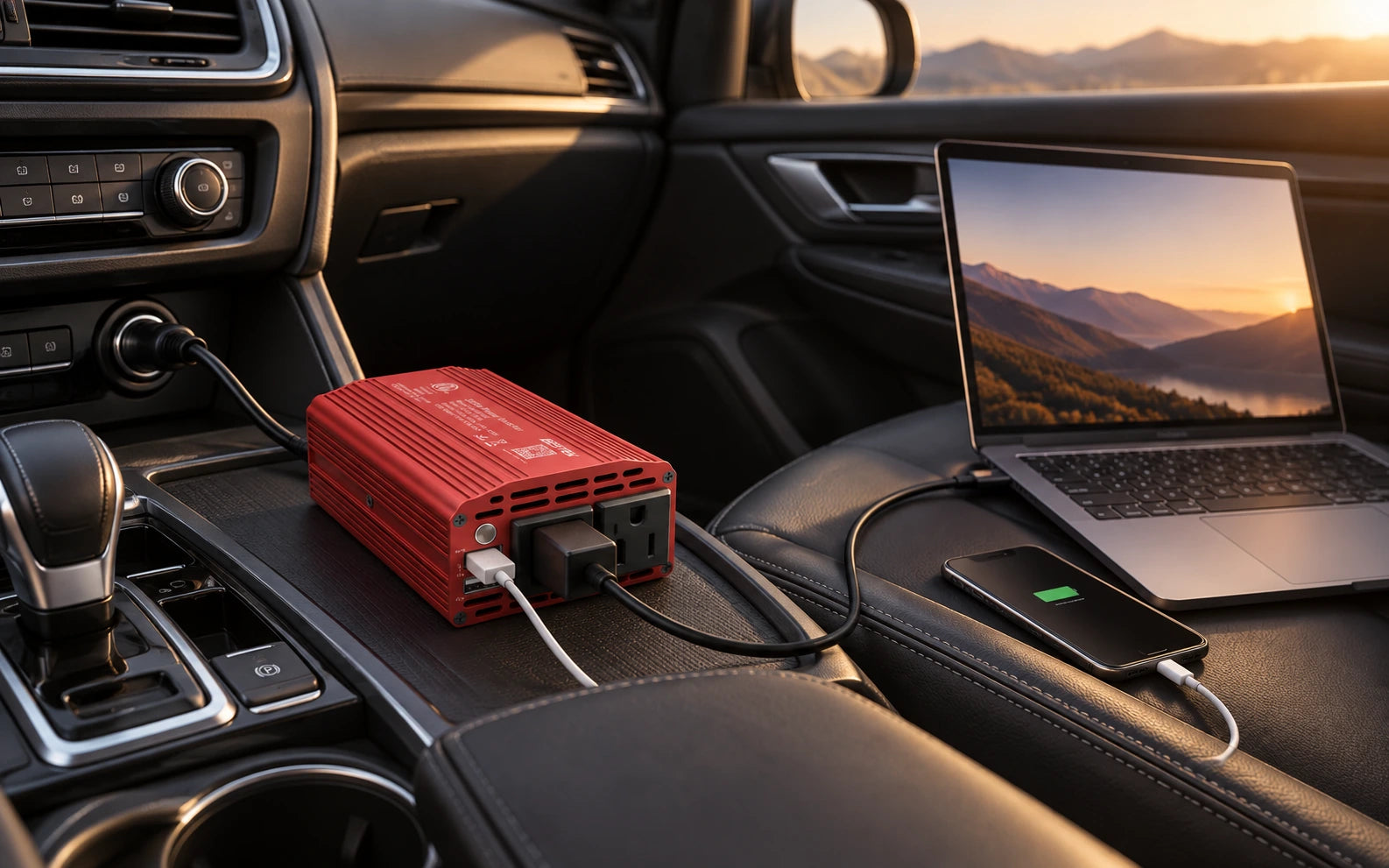 BESTEK 300W Car Power Inverter with 3.1A Dual USB Ports model-specific setup