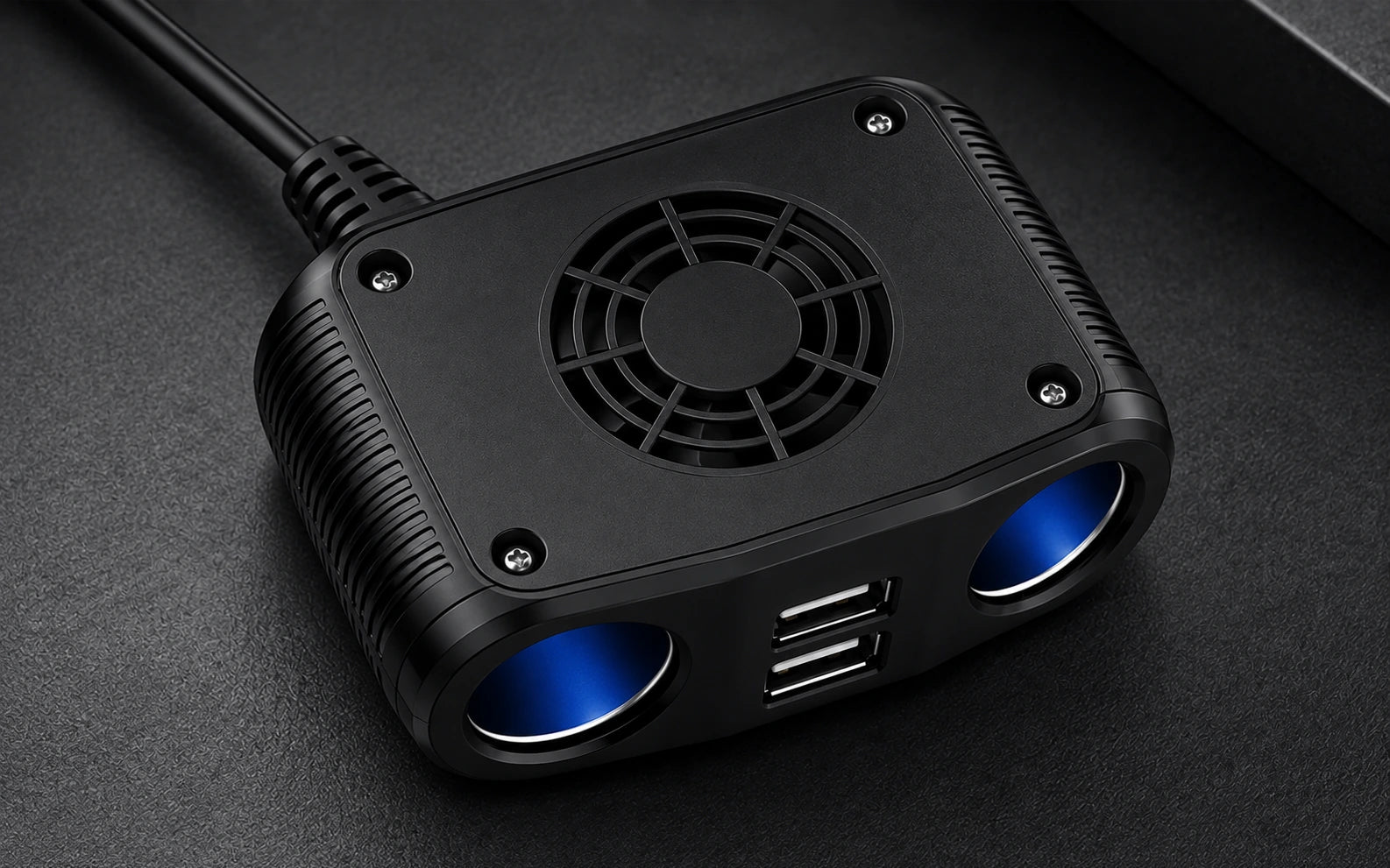 BESTEK 150W Cigarette Lighter construction and protection detail