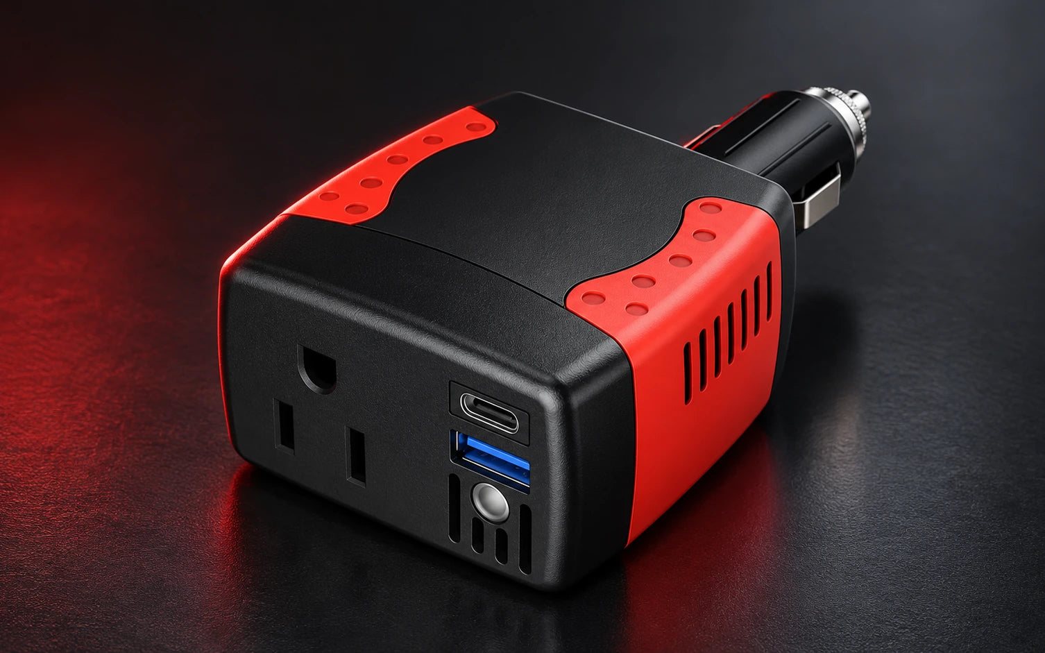 BESTEK 150W Power Inverter 12V to 110V with PD30W QC18W Dual USB Ports detail overview