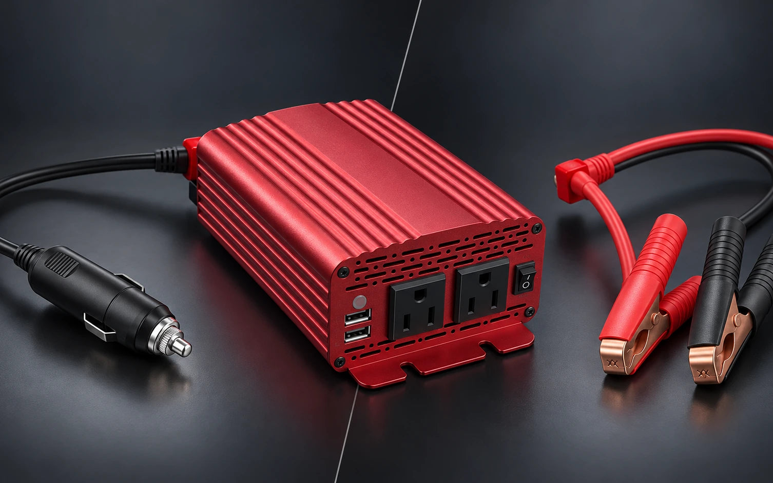 BESTEK 500W DC to AC Car Power Inverter construction and protection detail