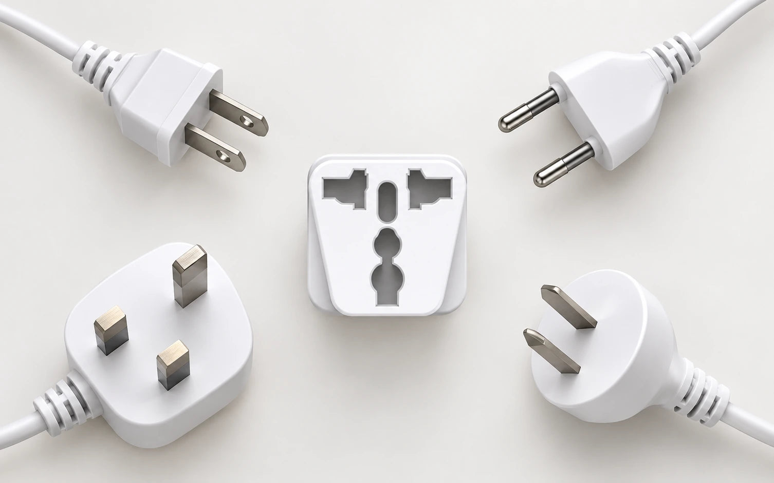 BESTEK 8-Pack Travel Adapter Plug Converter construction and protection detail