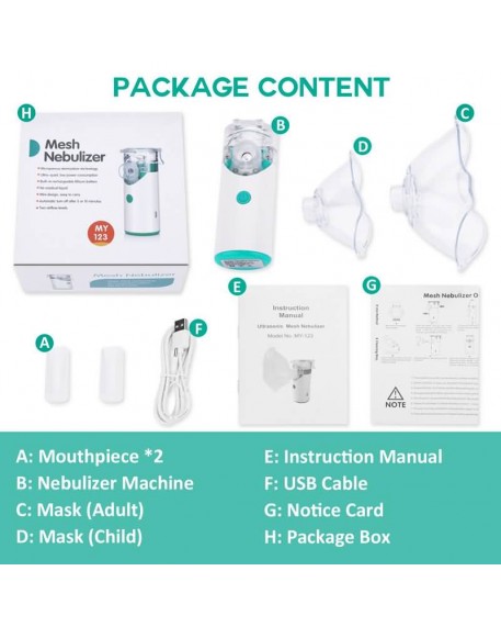 Portable Mesh Nebulizer