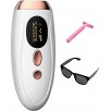 BESTEK IPL Hair Removal Permanent Painless Laser Hair Remover Device for Women Man Flashes light for Facial Legs Arms Armpits Whole Body Best At-Home Use With Glasses