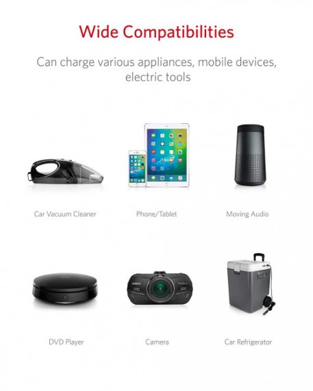 BESTEK 150W Cigarette Lighter