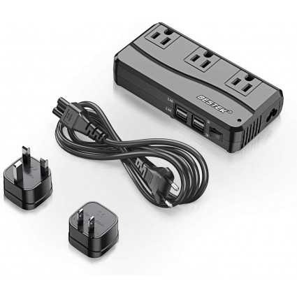 Universal 3 USB Port Type C World Travel Charger Plug Adapter Converter Power US