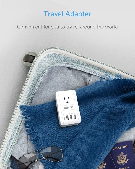 Bestek Travel Adapter, Perfect for International Travel 