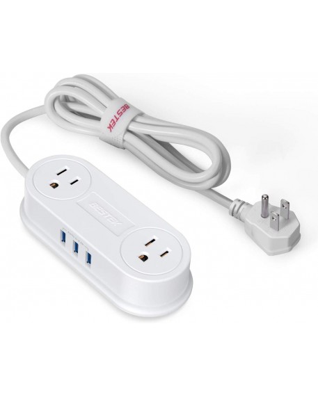 BESTEK 2-Outlet Travel USB Charger Station