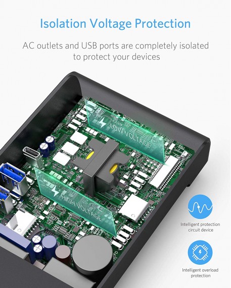 BESTEK 200W Power Inverter with Total 7.8A 4 USB