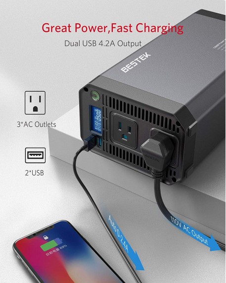NAZ 12 Volt 30 Amp Inverter Charging System Kit - 1200 watt