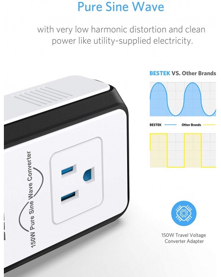 BESTEK Pure Sine Wave Voltage Converter