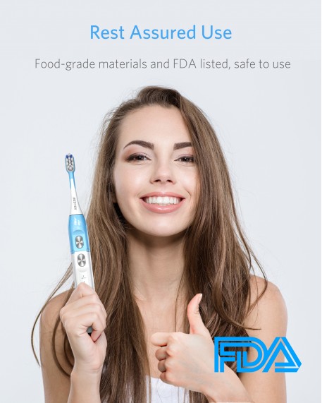 BESTEK M-Care Electric Toothbrush (Blue)