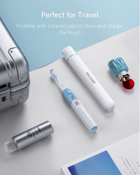 BESTEK M-Care Electric Toothbrush (Blue)