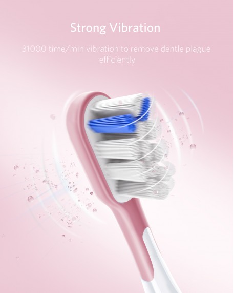 BESTEK M-Care Electric Toothbrush (Pink)