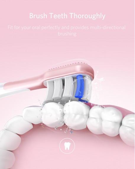 BESTEK M-Care Electric Toothbrush (Pink)