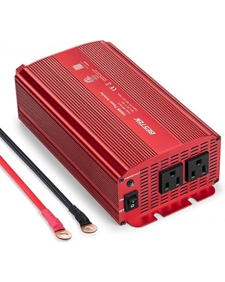 BESTEK 2-Outlet 1000W Car Power Inverter