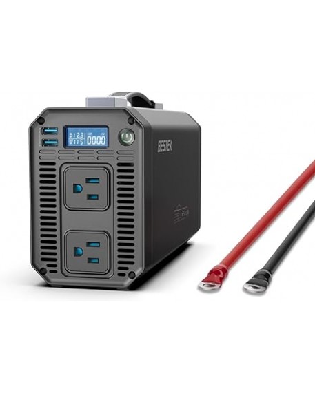 BESTEK DC 12V to 110V AC 1200W Power Inverter