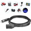 BESTEK 12.1ft  Cigarette Lighter Extension Cord (Black)