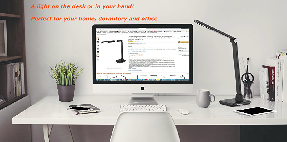 Bestek Detachable Desk Lamp Deserve To Have For Multi Environment